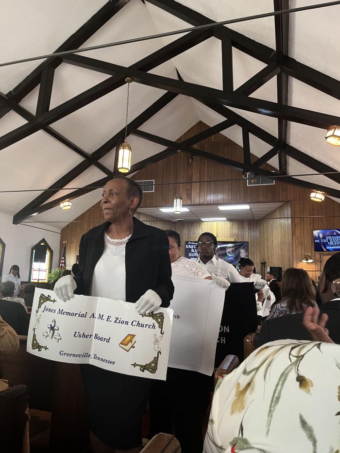 Banner Procession at East Tennessee and Virginia Conference of AME Zion Churches