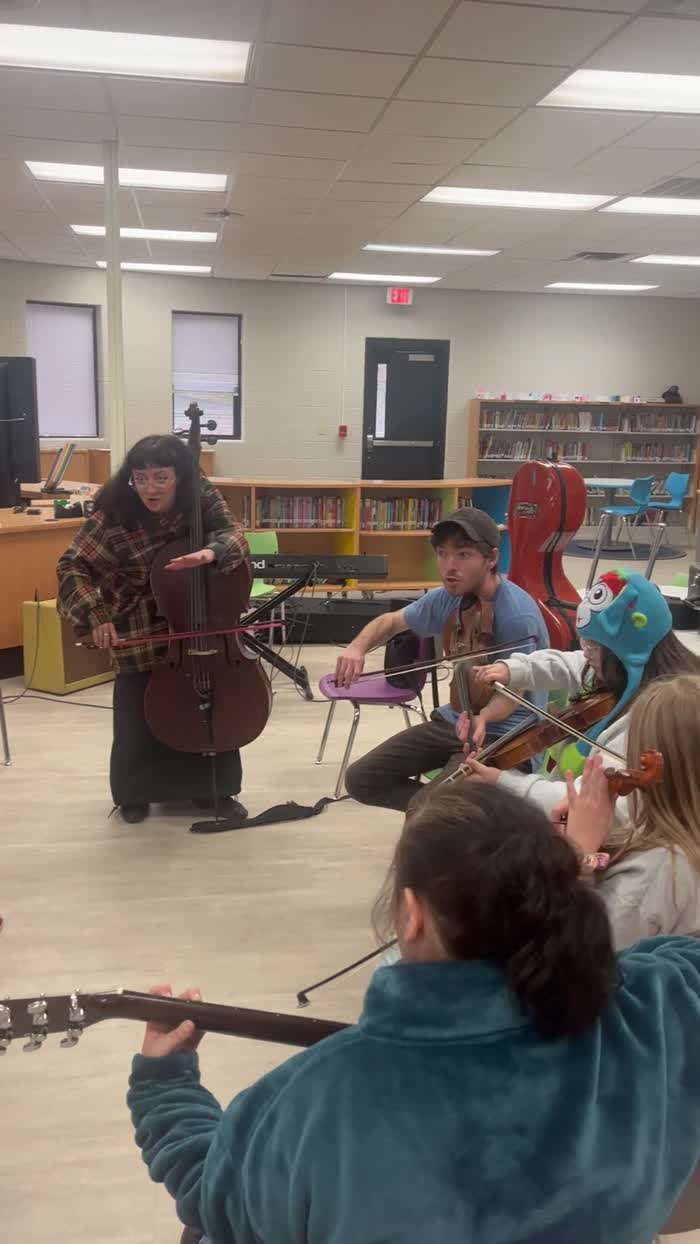 Workshop led by Aliya Ultan at Martha Jane Potter Elementary School