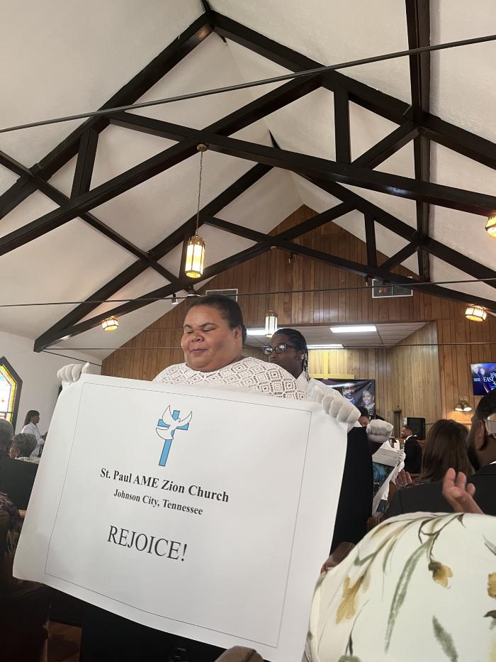 Banner Procession at East Tennessee and Virginia Conference of AME Zion Churches