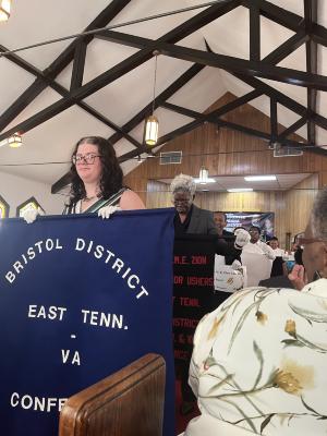 Banner Procession at East Tennessee and Virginia Conference of AME Zion Churches