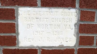 Chestnut Grove Missionary Baptist Church Cornerstone
