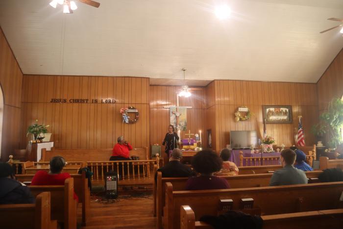 Williams Chapel AME Zion Church service
