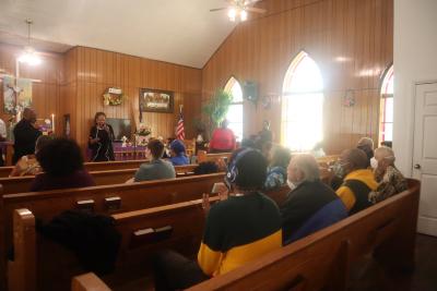 Williams Chapel AME Zion Church service