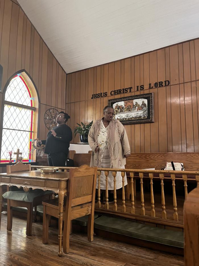 Williams Chapel AME Zion Church service