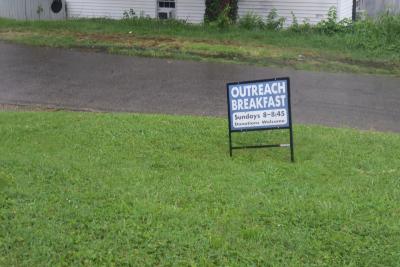 Price Memorial AME Zion Church sign