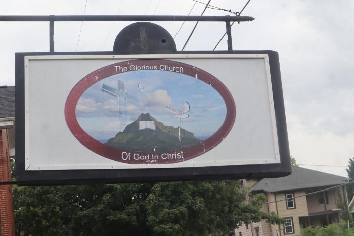 The Glorious Church Of God In Christ sign