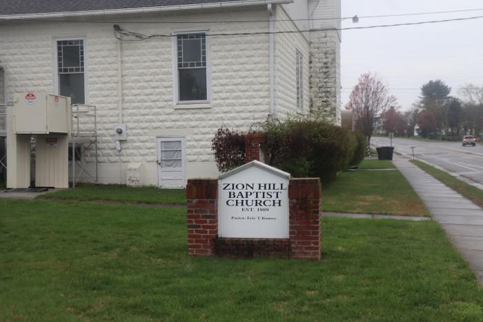 Zion Hill Baptist Church sign
