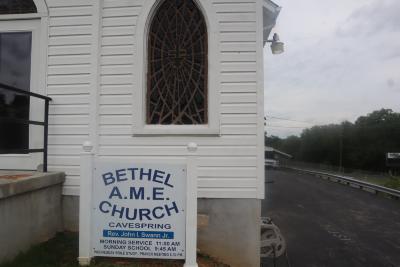 Bethel AME Church sign