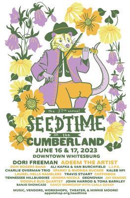 Seedtime on the Cumberland poster 2023