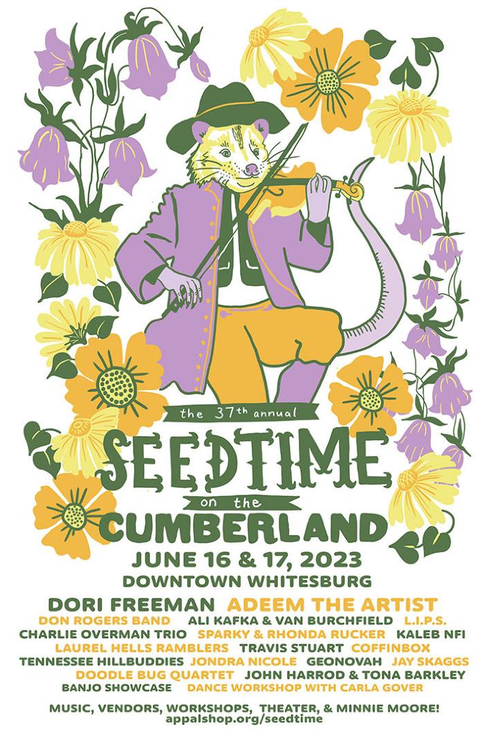 Seedtime on the Cumberland poster 2023