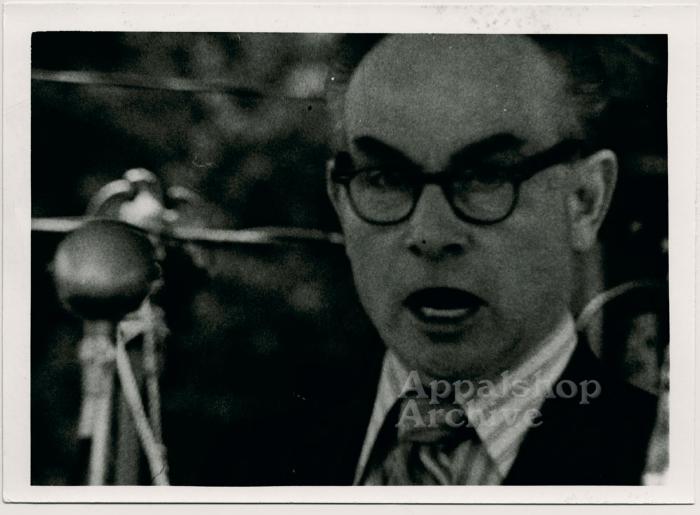 Film still of UMWA president Tony Boyle - UMWA 1970: A House Divided