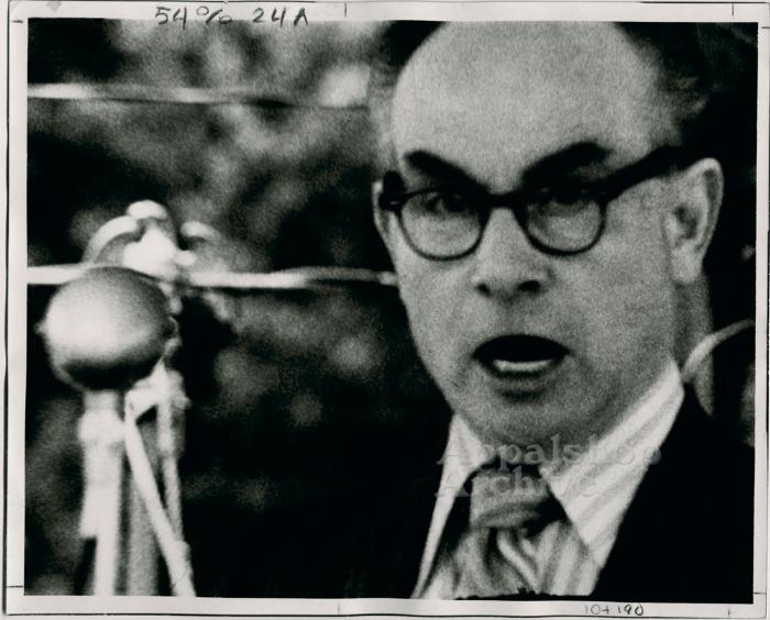 Film still of UMWA president Tony Boyle - UMWA 1970: A House Divided