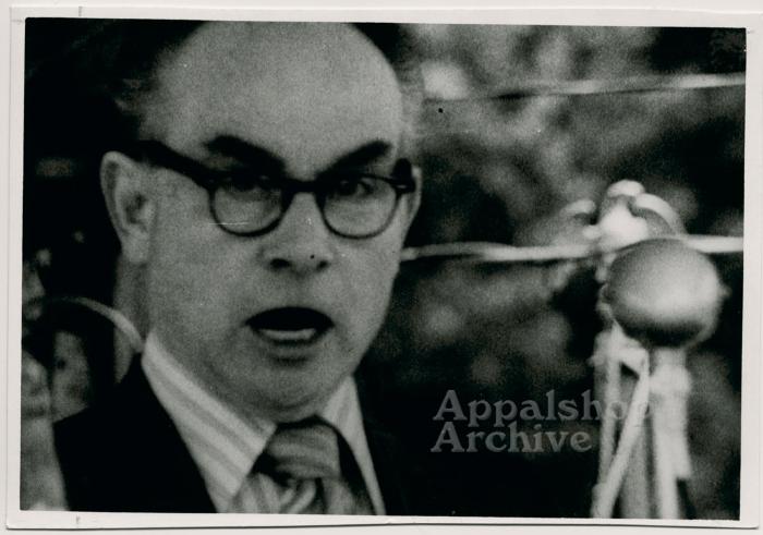 Film still of UMWA president Tony Boyle - UMWA 1970: A House Divided