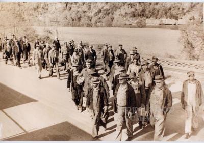 Rough Side of the Mountain production still